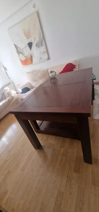 Mesa comedor madera estilo colonial