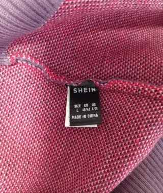 Chaleco morado de Shein