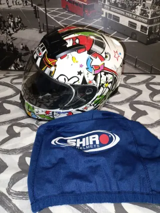 Casco Moto Infantil Shiro talla YM (52CM)