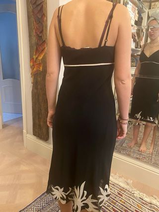 Vestido negro tirantes Estudio Talla M