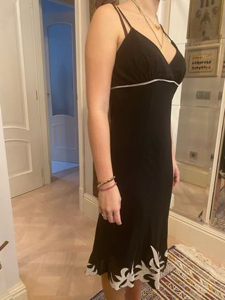 Vestido negro tirantes Estudio Talla M