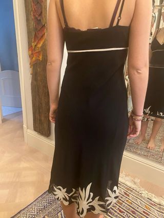 Vestido negro tirantes Estudio Talla M