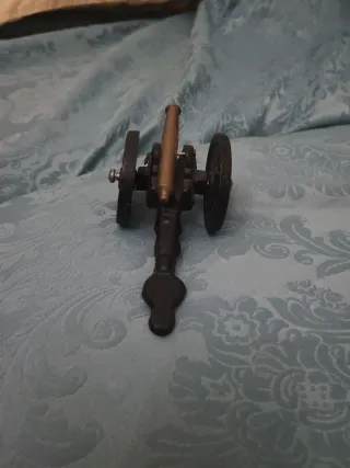 Miniatura cannone ghisa e ottone