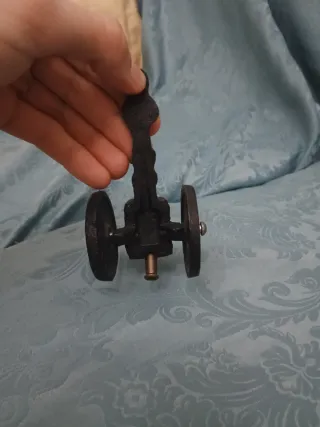Miniatura cannone ghisa e ottone