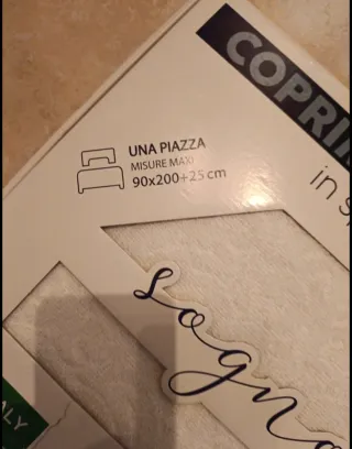 Coprimaterasso Spugna Jacquard 90x200+25.