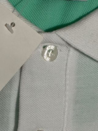 Polo Lacoste Blanco Talla XL