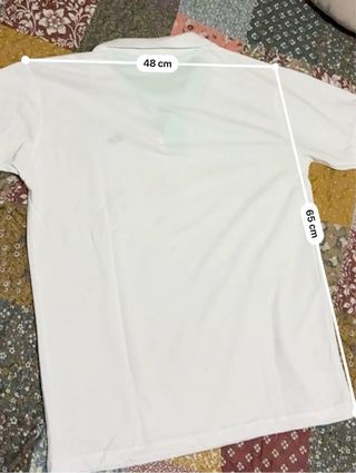 Polo Lacoste Blanco Talla XL