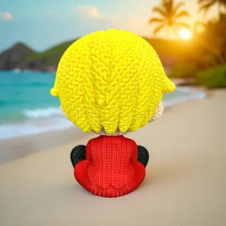 Figura 3D Sanji traje rojo