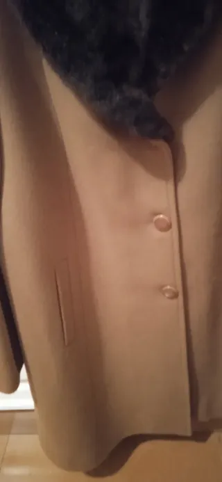 Chaquetón señora con cuello de pelo desmontable