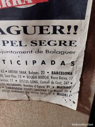 Cartel Rock 'n' Roll Balaguer 1991