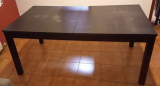 Mesa Comedor Ikea Negra Grande