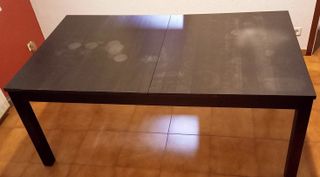 Mesa Comedor Ikea Negra Grande