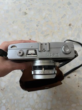 Cámara telemétrica Petri 7S Negra