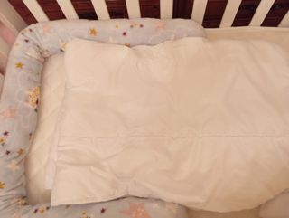Lote protector cuna rulo, nórdico y almohada