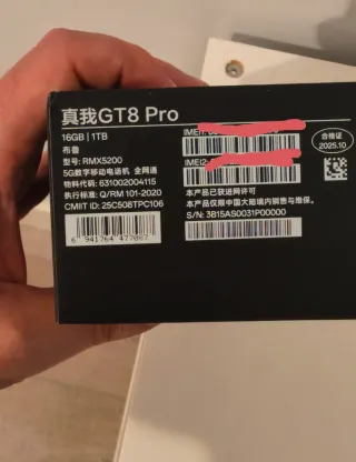 Realme GT 8 Pro 16GB/1TB Negro
