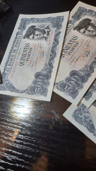 Billetes 500 Pesetas El Banco de España