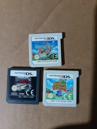 Lote 3 Juegos Nintendo 3DS/DS