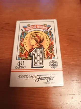 2 barajas de Naipes Fournier 40 Cartas Español