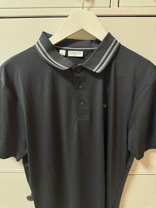 Polo Calvin Klein Golf Gris