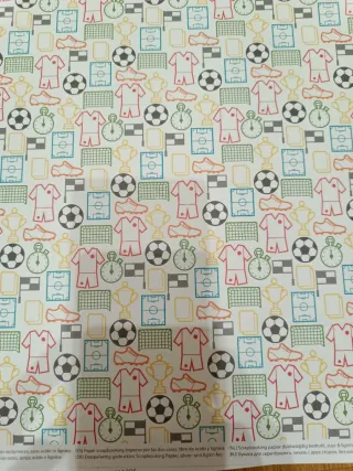 Colección Papeles Football Star 12x12