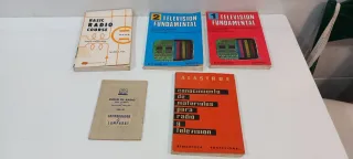 Antiguos libros de electrónica TV y radio