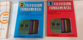 Antiguos libros de electrónica TV y radio