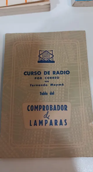 Antiguos libros de electrónica TV y radio