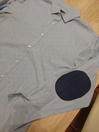 Camisa azul Lefties Hombre Talla M