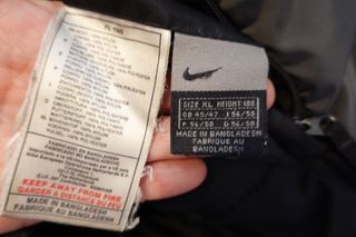 Chaqueta Nike reversible vintage 90s oversize