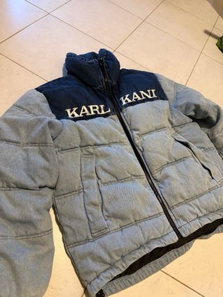 Piumino Karl Kani Denim Blu/Grigio