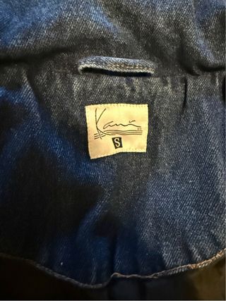Piumino Karl Kani Denim Blu/Grigio