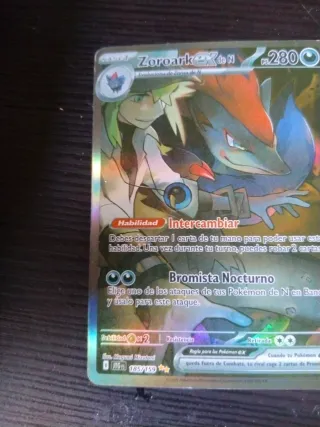 Carta Pokémon Zoroark EX de N 185/159