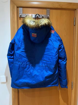 Anorak Geographical Norway Azul Eléctrico