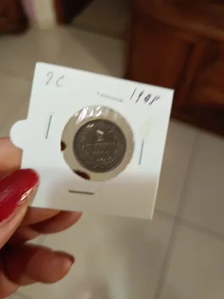 Moneta 2 Centesimi 1908