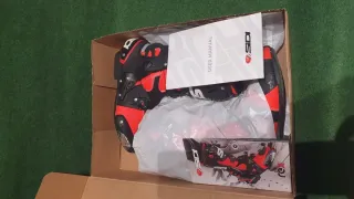 Botas Moto Sidi Rex Rojo Fluor