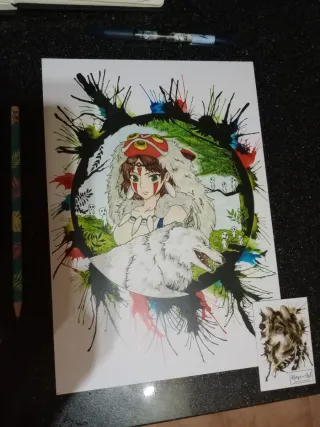 Lámina La Princesa Mononoke - More-Art