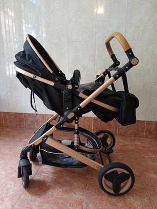 Carrito de bebé completo con la silla para coche
