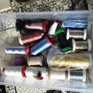 Lote hilos para bolillos