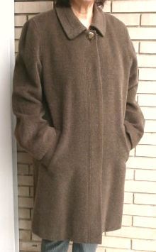 ABRIGO de Lana Angora Cachemir - Talla 44 de Mujer