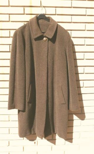 ABRIGO de Lana Angora Cachemir - Talla 44 de Mujer