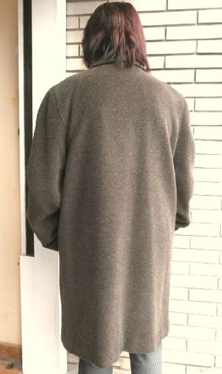 ABRIGO de Lana Angora Cachemir - Talla 44 de Mujer