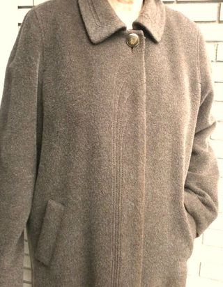 ABRIGO de Lana Angora Cachemir - Talla 44 de Mujer