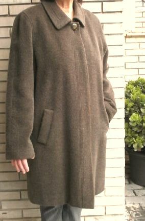 ABRIGO de Lana Angora Cachemir - Talla 44 de Mujer