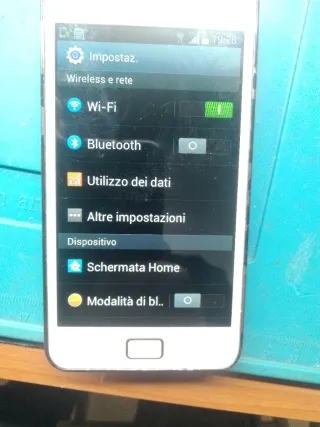 Samsung Galaxy S II GT-I9100 Bianco con scocca ner