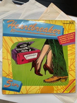 Título: Heartbreaker: 80 Super Oldies (Box Set 5 L