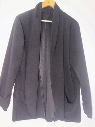 Americana negra talla única