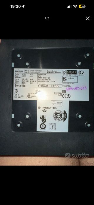 Mini PC Fujitsu Q956 i5 3GHz SSD 256GB RAM 8GB