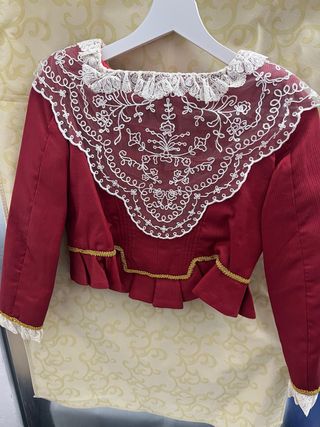 Corpiño de fallera con peinador