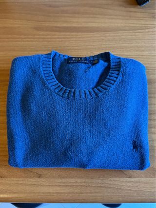 Maglione Polo Ralph Lauren Blu Cotone Taglia M