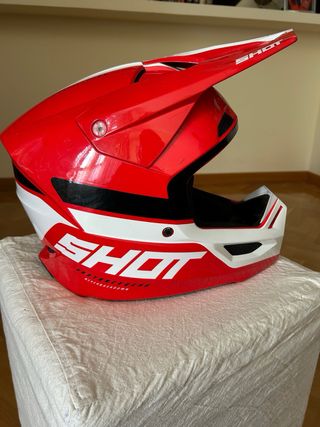 Casco SHOT Enduro/Motocross Talla L Rojo